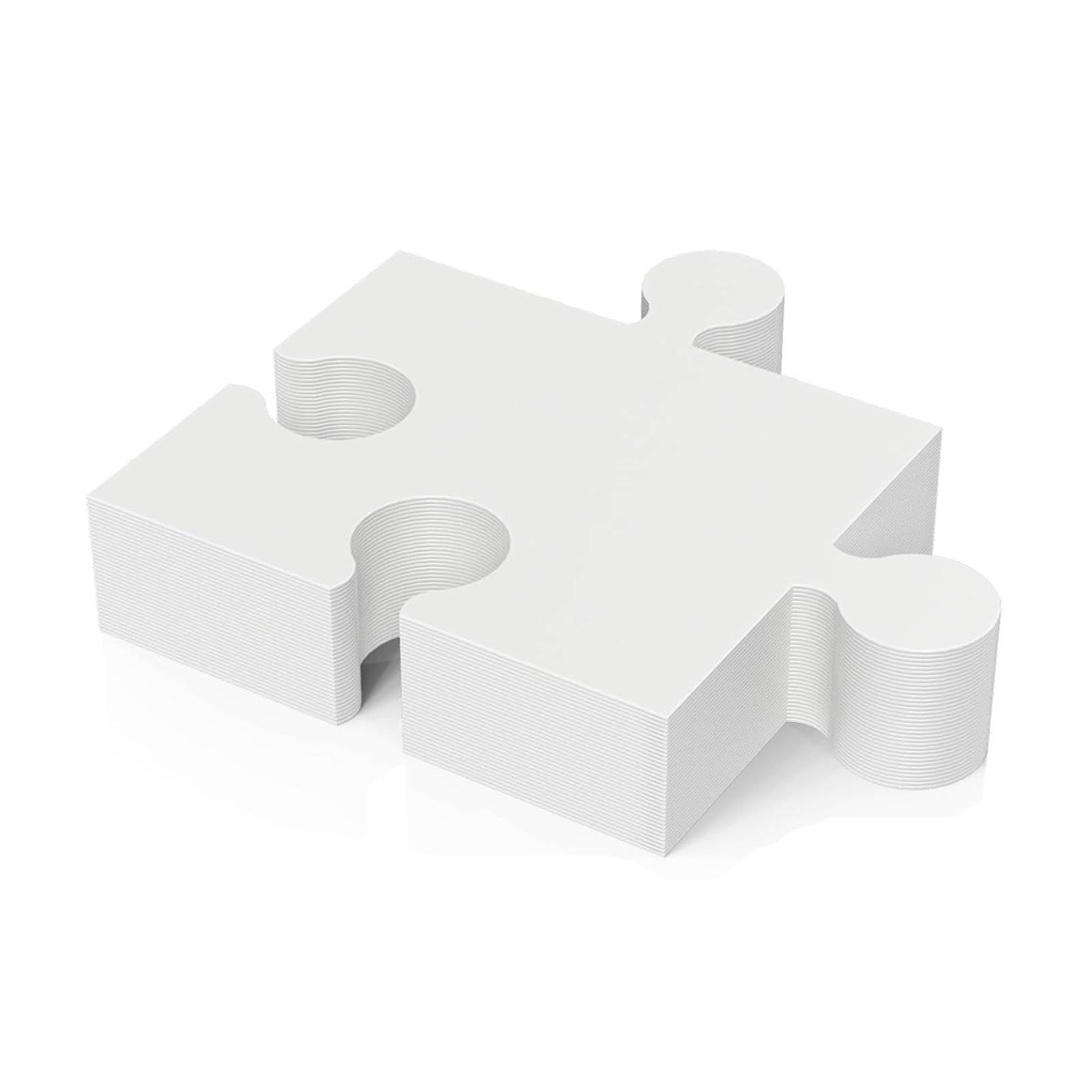 30 Piezas de Rompecabezas en B - Puzzle Blank White reseña y precio