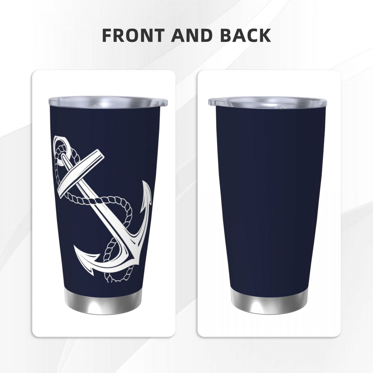 Vaso de acero inoxidable náuti - Tumbler 20Oz White reseña y precio