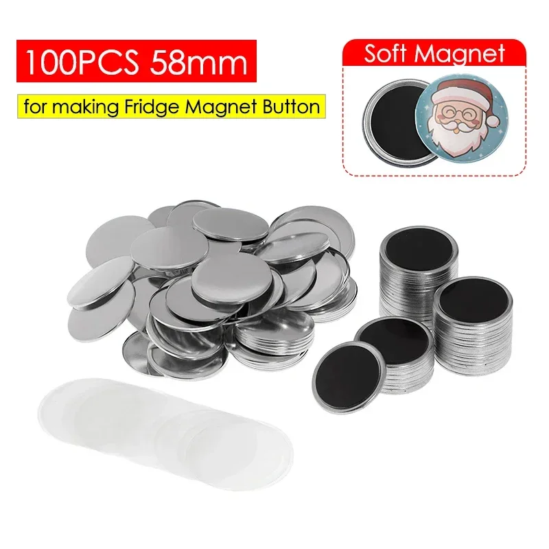 50/100 Uds. Pin magnético para - Button Badge Blank reseña y precio