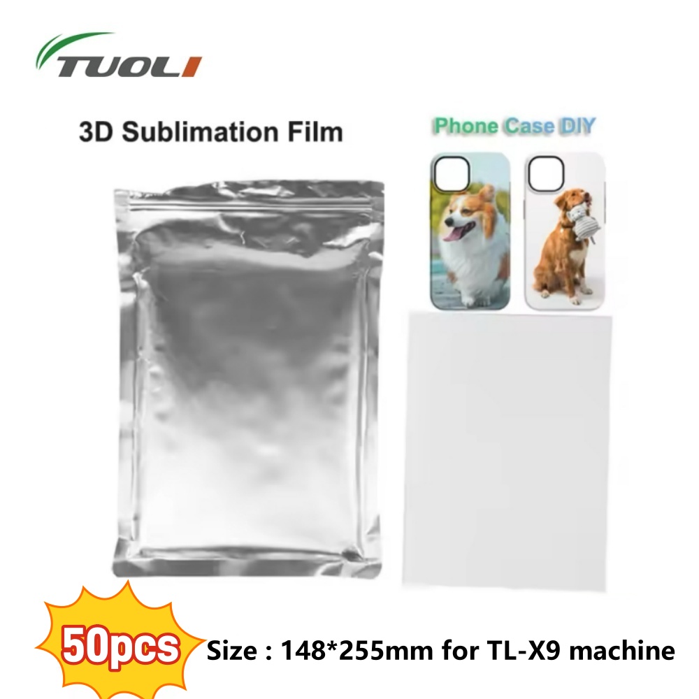 TUOLI 50 Uds película de funda - Phone Case Blank Print reseña y precio